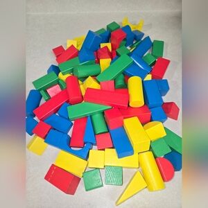 Melissa & Doug Kids Wooden Blocks